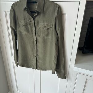 Ralph Lauren Olive Button Down Shirt
